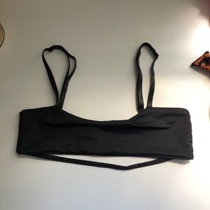Black bikini top